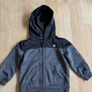 Hurley Kids Charcoal Zip-Up Hoodie